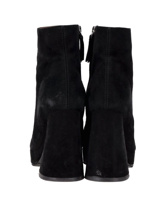 Proenza Schouler Blockabsatz-Plattformstiefel aus schwarzem Wildleder - Image 4