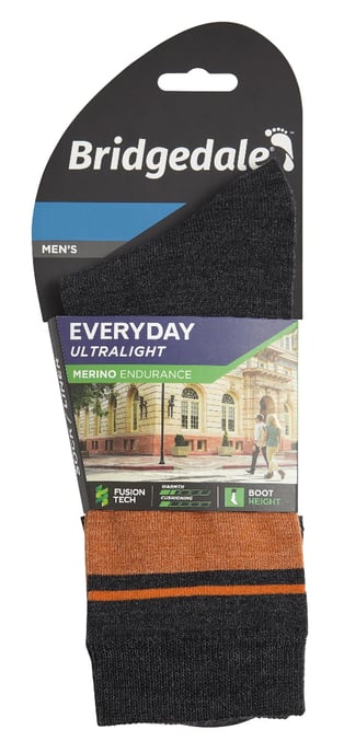 Bridgedale - Herren Liner Base Layer Merino Socken - Graphit - Image 2