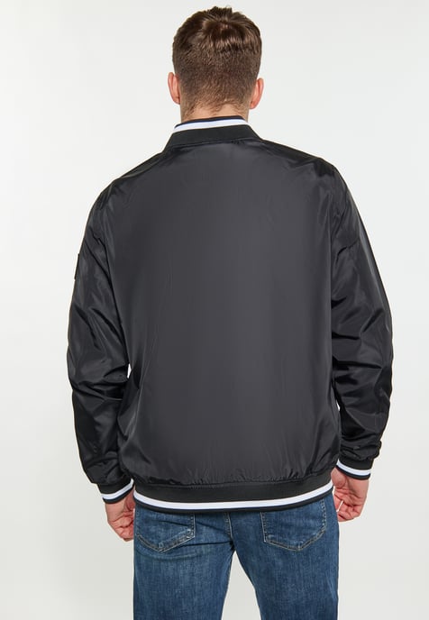 Schmuddelwedda Collegejacke Herren schwarz - Image 4