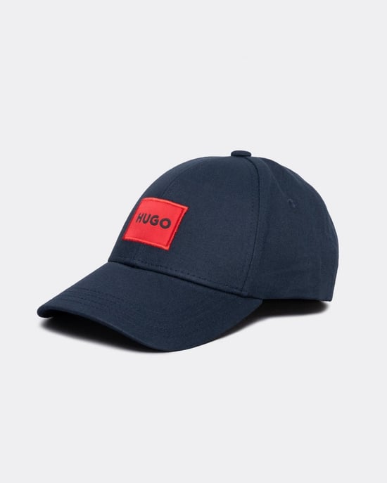 HUGO Men-X 581-RL Mens Cotton-Twill Cap With Red Logo Label NOS