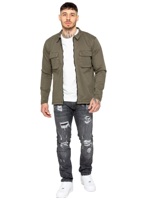 Enzo | Herren Ripped Denim Jeans - Image 6