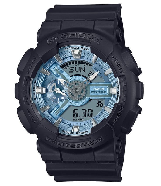 Casio G-Shock Herren Schwarz Uhr GA-110CD-1A2ER - Image 1