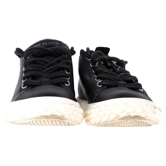 Giuseppe Zanotti Blabber Low-Top Sneaker aus schwarzem Leder - Image 2