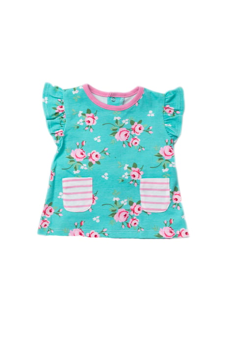 Rose Print Cotton 3-Piece Set