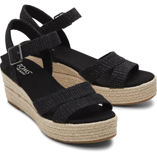 TOMS Audrey Textil Frauen Schwarz Wedges - Image 1