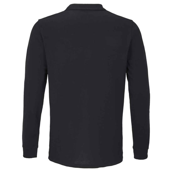 SOLS - "Planet" Poloshirt für Herren/Damen Unisex Langärmlig (Schwarz) - Image 2