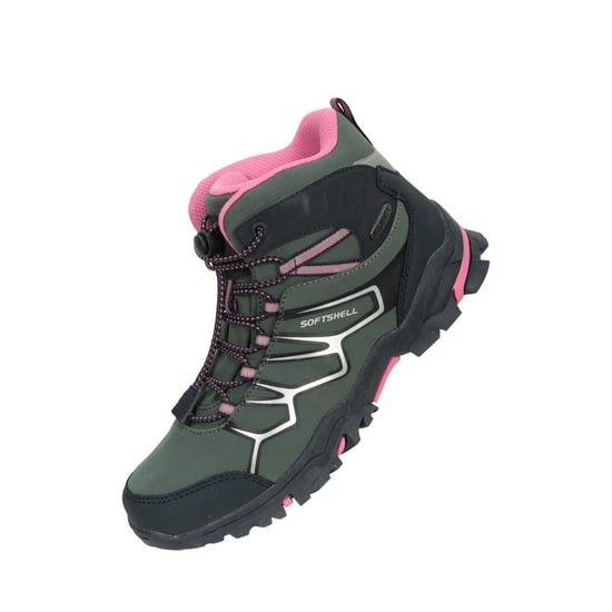 Mountain Warehouse Childrens/Kids Softshell Waterproof Walking Boots (Dark Khaki)