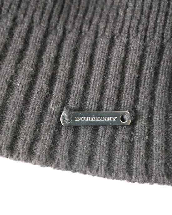 Burberry Strickmütze aus schwarzem Kaschmir - Image 5