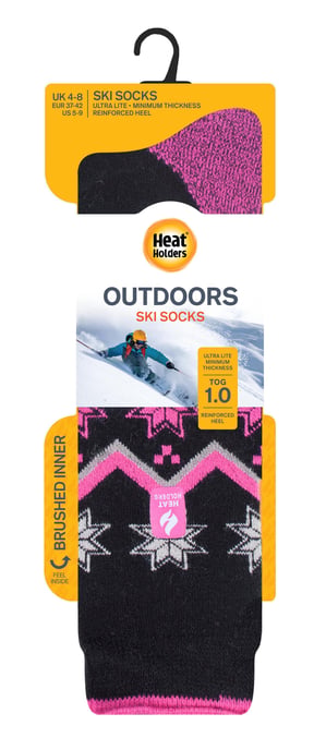 HEAT HOLDERS LITE - Thermische ultradünne Herren-Skisocken Funky - Image 2