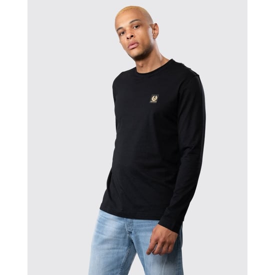 Belstaff Long Sleeved Logo Patch T-Shirt - Image 2