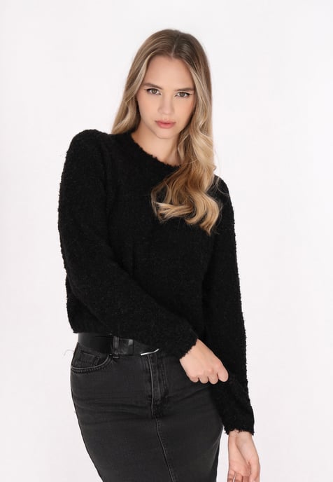 Mymo Pullover Damen schwarz - Image 3