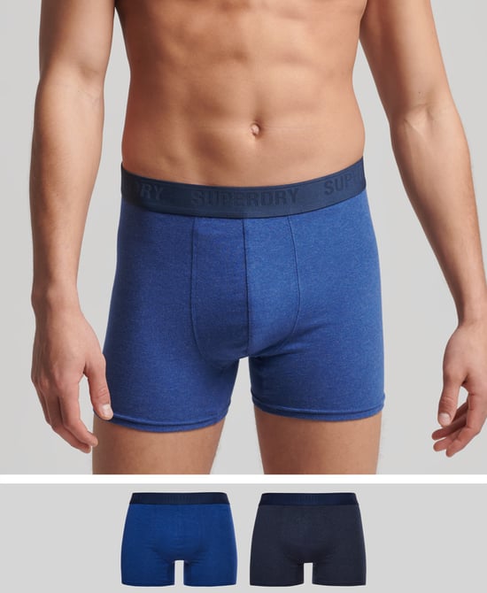 Superdry Lot de deux caleçons en coton biologique - Image 1