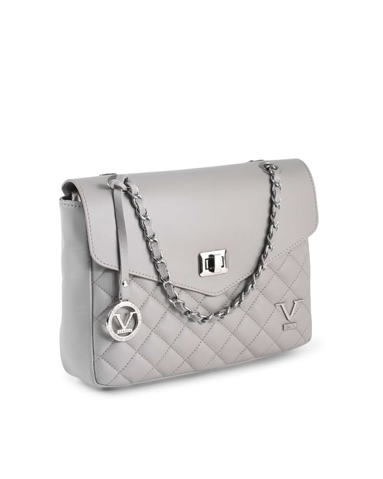 V Italia Womens Shoulder Bag V024M-S Sauvage Grigio