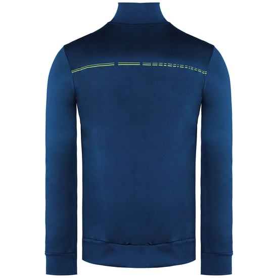 Lyle & Scott Counter Stripe Mens Blue Midlayer - Image 2
