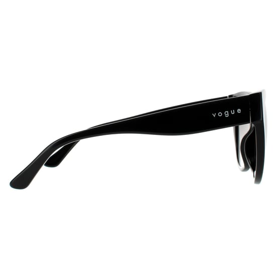 Vogue Cat Eye Womens Dark Havana Brown Gradient Sonnenbrille - Image 4