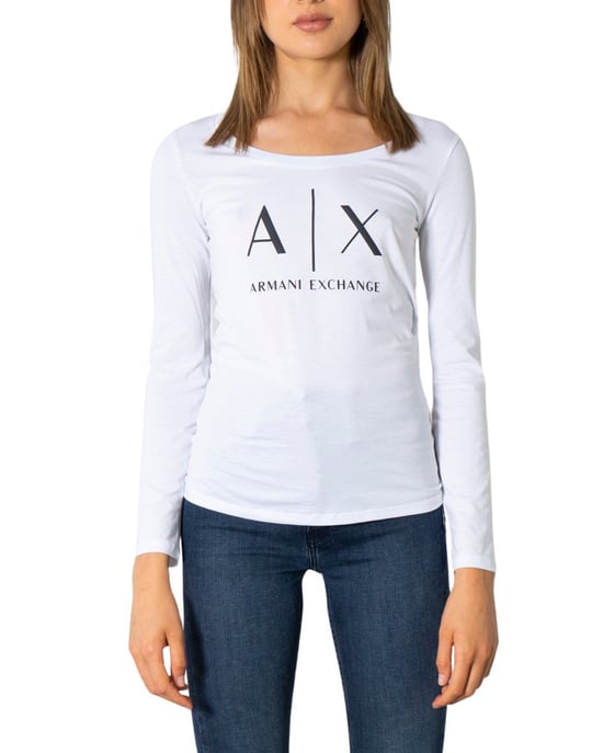 Armani Exchange Damen Weißes T-Shirt - Image 1