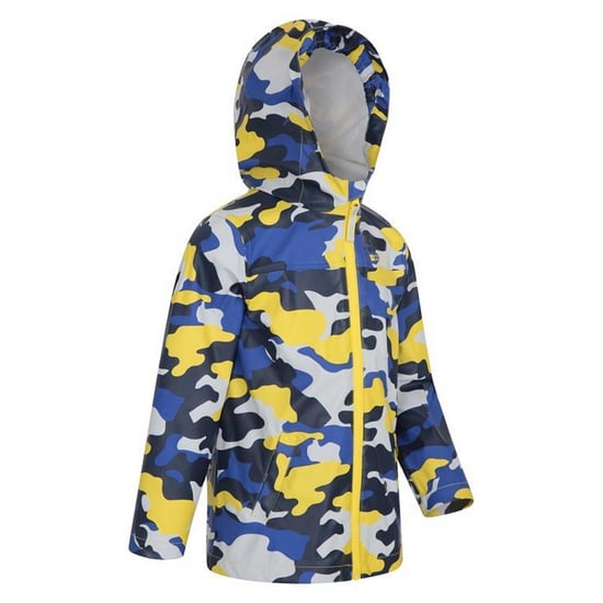 Mountain Warehouse Childrens/Kids Raindrop Camo Waterproof Jacket And Trousers Set (Pale Yellow)