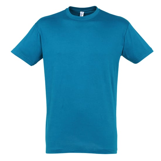 SOLS Mens Regent T-Shirt mit kurzen Ärmeln (Blue Atoll) - Image 1