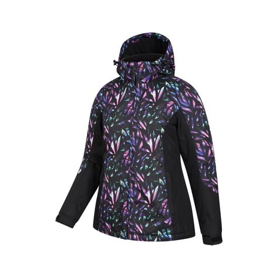 Mountain Warehouse Womens/Ladies Dawn II Kaleidoscope Ski Jacket (Black/Teal)