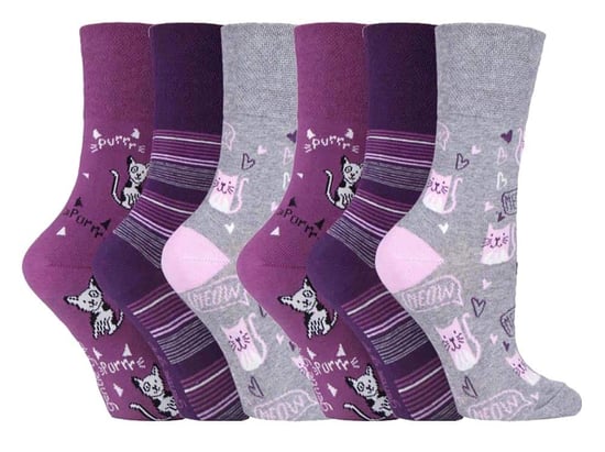 Gentle Grip - 6 Paar Damen Gentle Grip nicht elastische Socken - GG200 - Image 1