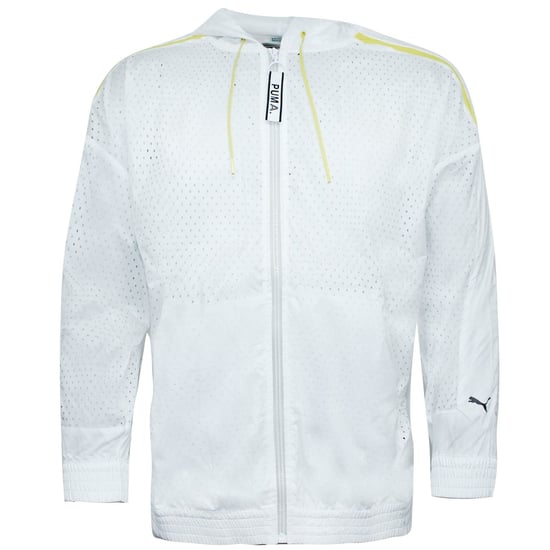Puma Mens Zip Up Perforated Windbreaker Jacket Hooded Track Top 568014 02