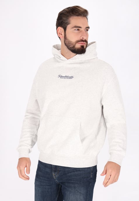 Schmuddelwedda Sweatshirt Herren Wollweiß-Melange - Image 3