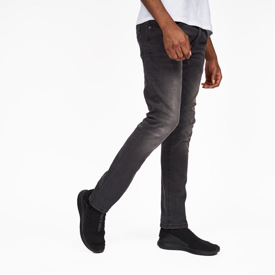 Crosshatch - "Svelte" Jeans für Herren (Dunkelgrau) - Image 4