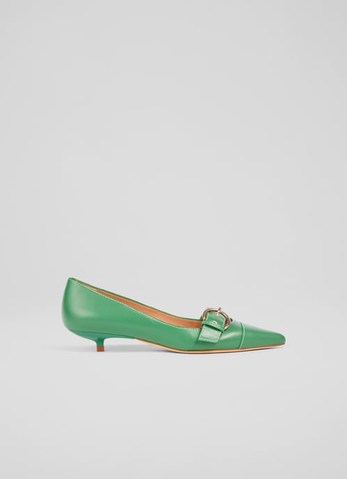 LK Bennett Lianna Closed Courts, Emerald