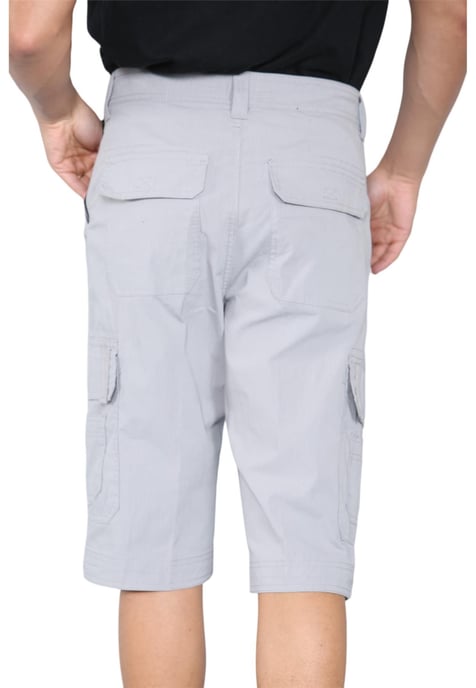 Schnell trocknende Herren-Cargo-Shorts mit mehreren Taschen in Grau - Image 2