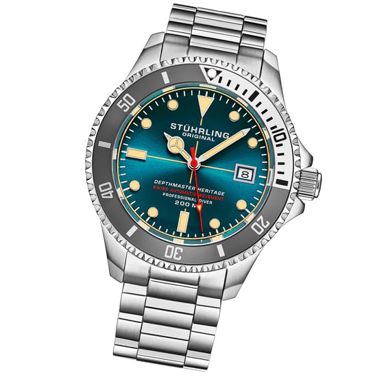 Türkis Schweizer Automatik Depthmaster Heritage 42mm Taucher - Image 2