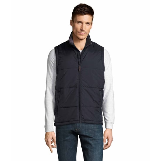 SOLS Warm Unisex wattierte Bodywarmer Jacke (Marine) - Image 1
