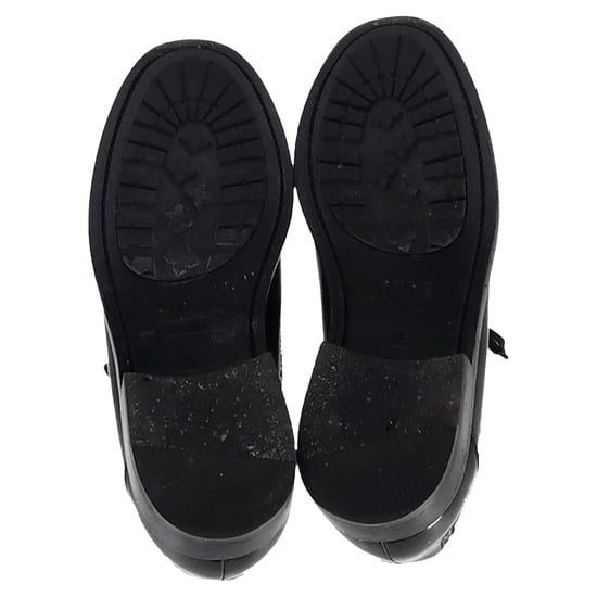 Celine Brogue Schnür-Oxfords aus schwarzem Kalbsleder - Image 6