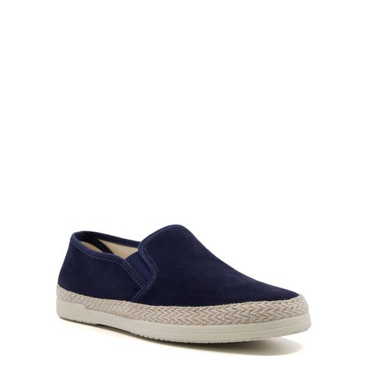 Dune Francisco Wildleder Herren Sneaker In Marineblau - Image 1