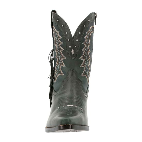 Durango Crush Bootie Leder Damen Sattel Braun/Denim Blau Stiefel - Image 3