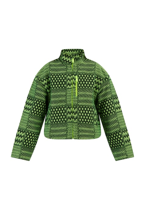Mymo Blouson Mädchen Neon Grün Schwarz - Image 1