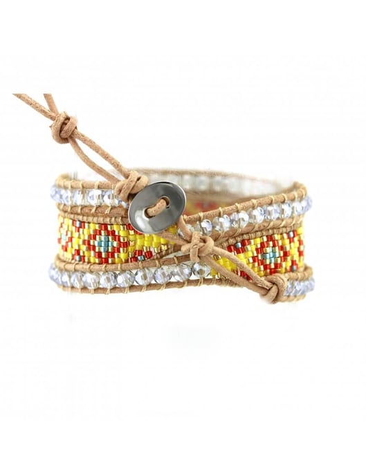 Edyna Ethnische Armbänder - Gelb - Image 3
