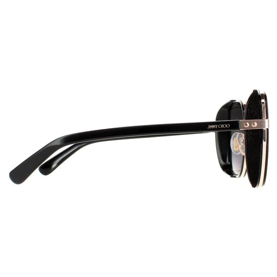 Jimmy Choo Square Womens Black Gold Grey Gradient Elva/S