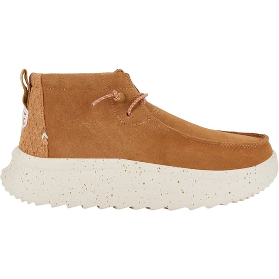 HEYDUDE Wendy Peak Hi Wildleder Damen Stiefel Chestnut - Image 6