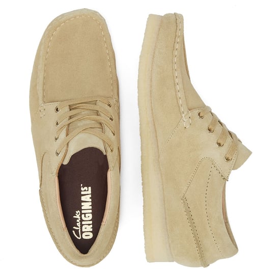 Clarks Originals Wallabee Boot Wildleder Herren Ahorn Schnürschuhe - Image 6