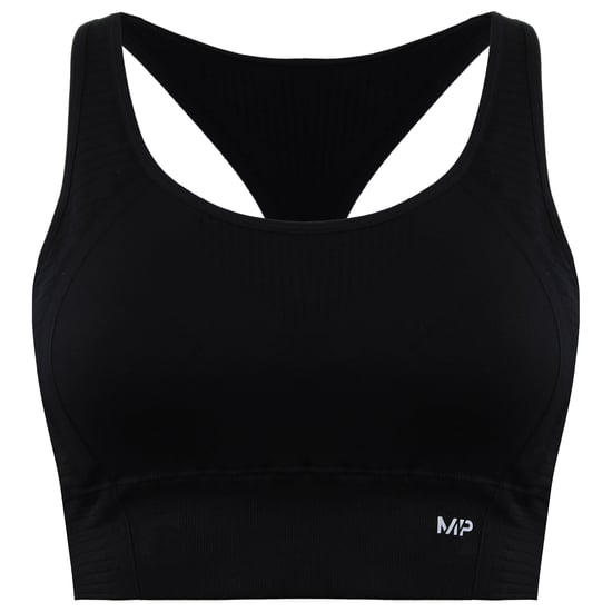 MyProtein Tempo Ultra Seamless Damen Sport-BH Schwarz - Image 1