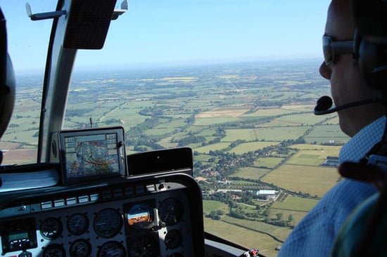 12 Mile Helicopter Flight with a Glass of Bubbly & Chocolates (eVoucher)