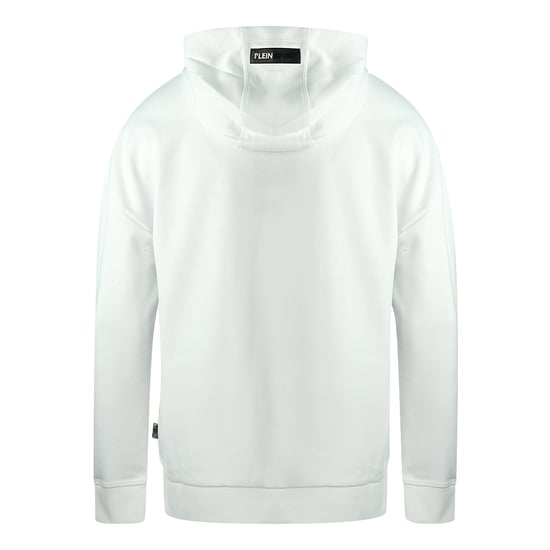 Philipp Plein Sport Ausrüstung Logo Weißer Hoodie - Image 2
