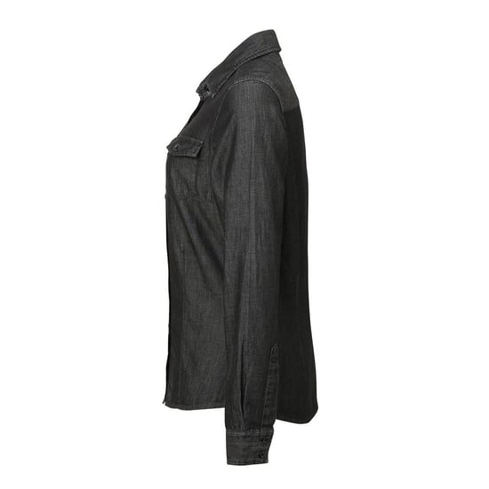 Premier Womens/Ladies Stitch Shirt (Black Denim)