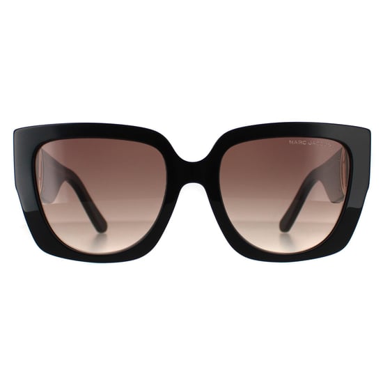 Marc Jacobs Rectangle Womens Black Brown Gradient MARC 687/S