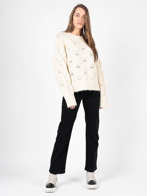 Silvian Heach Pullover Oversize Damen beige - Image 2