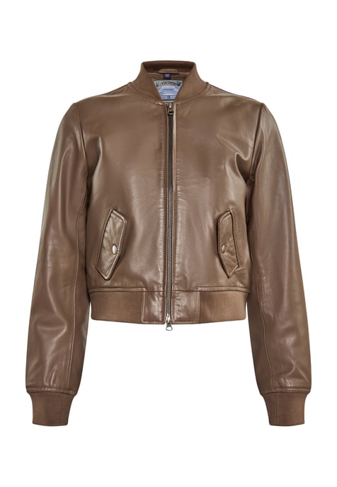 Dreimaster Jacke Damen Taupe - Image 1