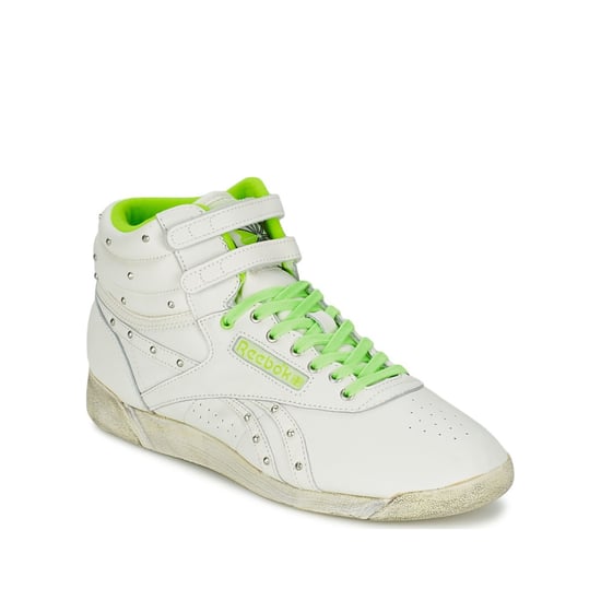 Reebok Freestyle Hi Vintage Womens White Trainers