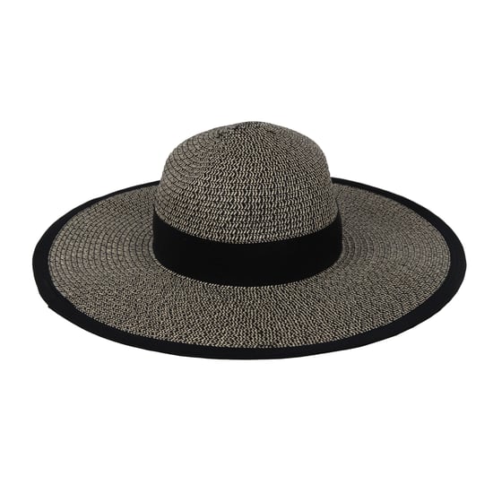 Regatta Womens/Ladies Straw Sun Hat (Black/Natural)