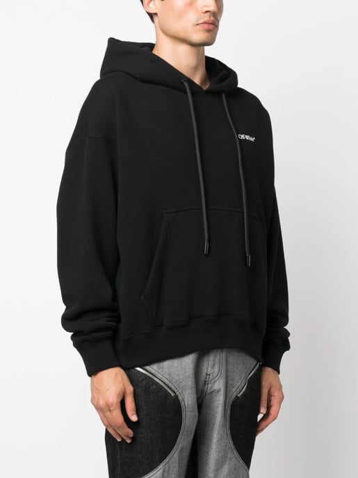 Off-White Lunar Arrow Skate Hoodie in Schwarz