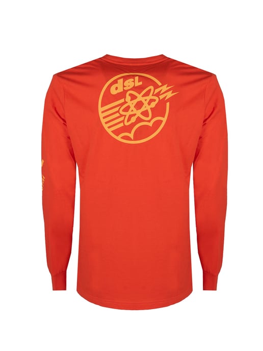 Diesel Longsleeve Just Herren orange - Image 1